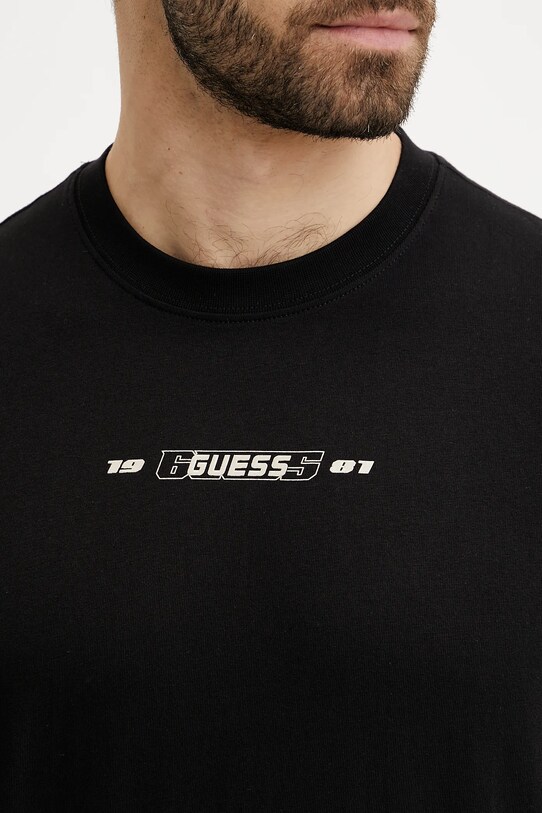 Bavlněné tričko Guess CHASTE Z5GI08.I3Z14 černá