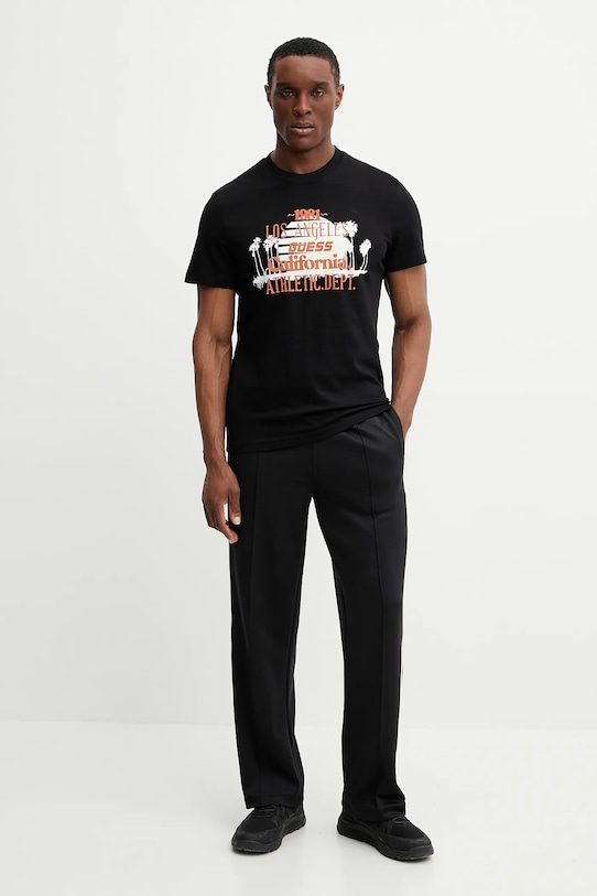 Guess t-shirt bawełniany CATMINT Z5GI16.I3Z14 czarny SS25