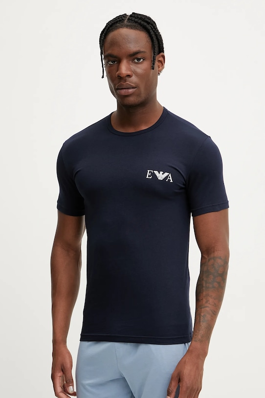 Emporio Armani Underwear t-shirt lounge 2-pack EM001849.AF10778 granatowy SS25