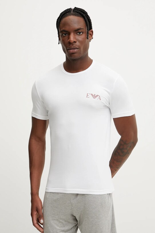 Футболка лаунж Emporio Armani Underwear 2-pack regular чорний EM001849.AF10778