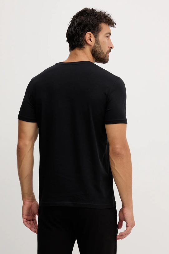 Ρούχα Μπλουζάκι lounge Emporio Armani Underwear 2-pack EM000391.AF10776 μαύρο