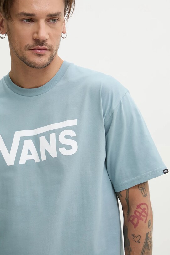 Vans t-shirt bawełniany nadruk szary VN000GGGCFL1