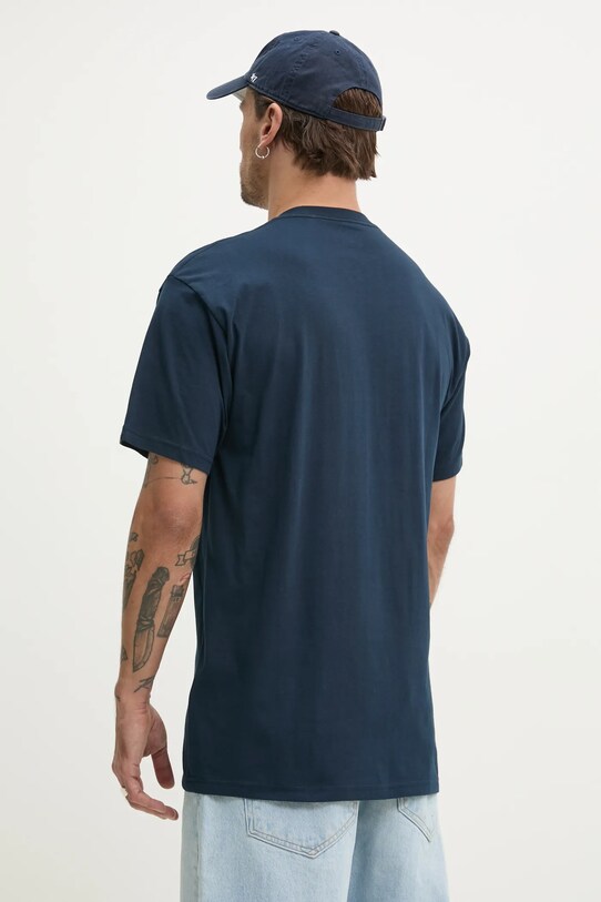 Îmbrăcăminte Vans tricou din bumbac VN000GGGEB41 bleumarin
