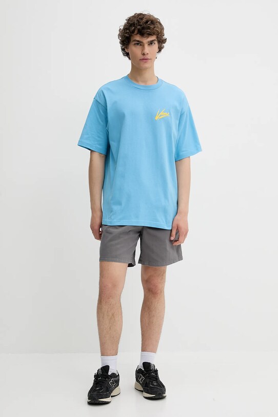 Βαμβακερό μπλουζάκι Vans VN000K42E2W1 μπλε SS25