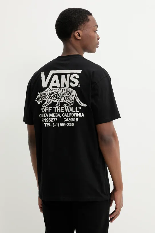 Odzież Vans t-shirt bawełniany VN000M3YBLK1 czarny