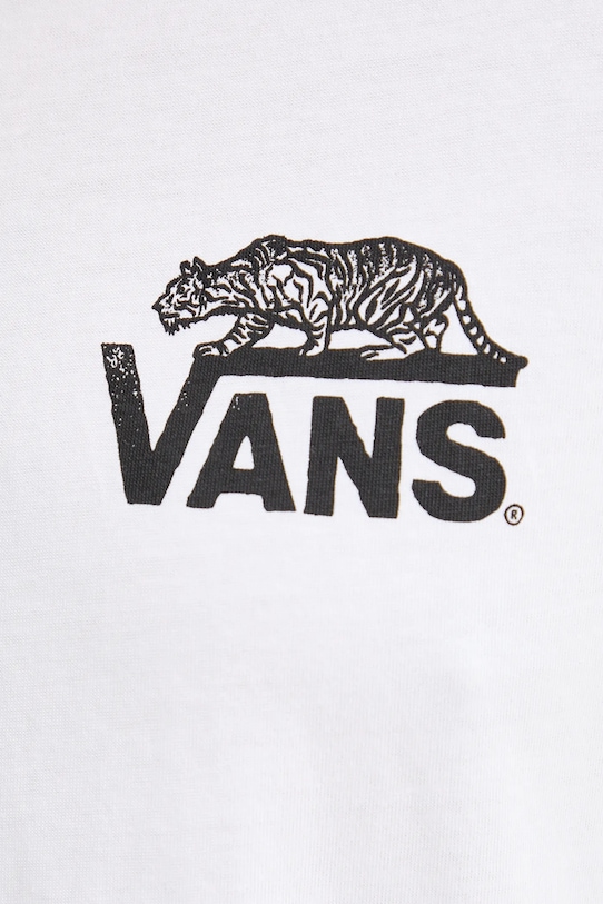 Vans t-shirt bawełniany VN000M3YWHT1 biały