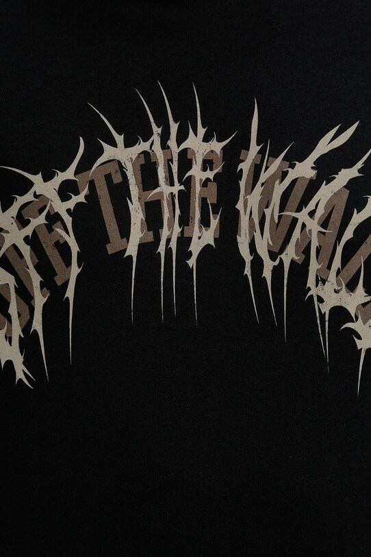 Vans tricou din bumbac VN000M47BLK1 negru