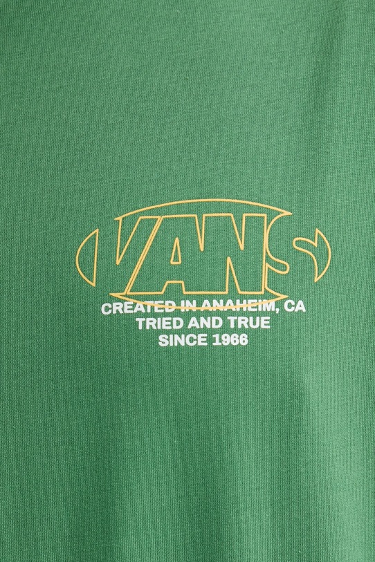 Vans tricou din bumbac VN000M4CBR11 verde