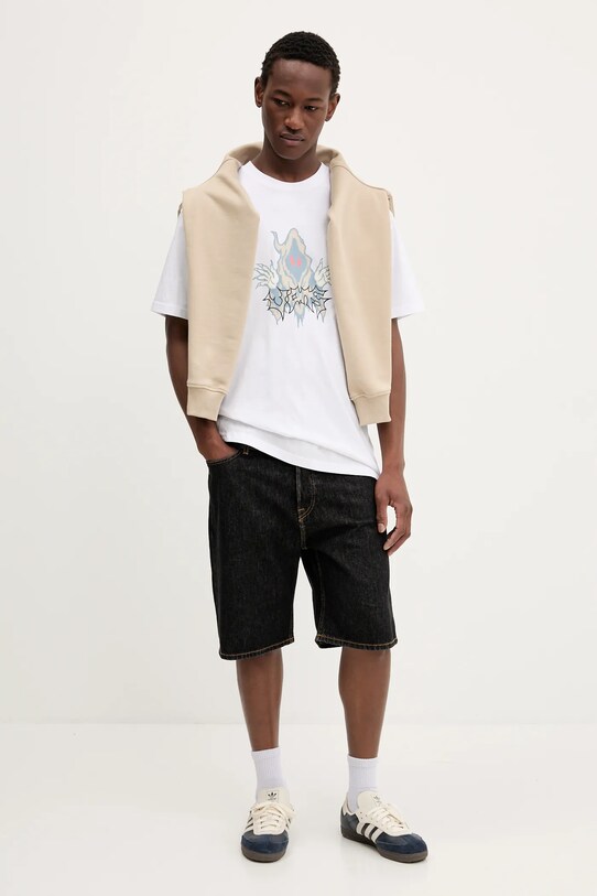 Vans t-shirt bawełniany VN000M6DWHT1 biały SS25
