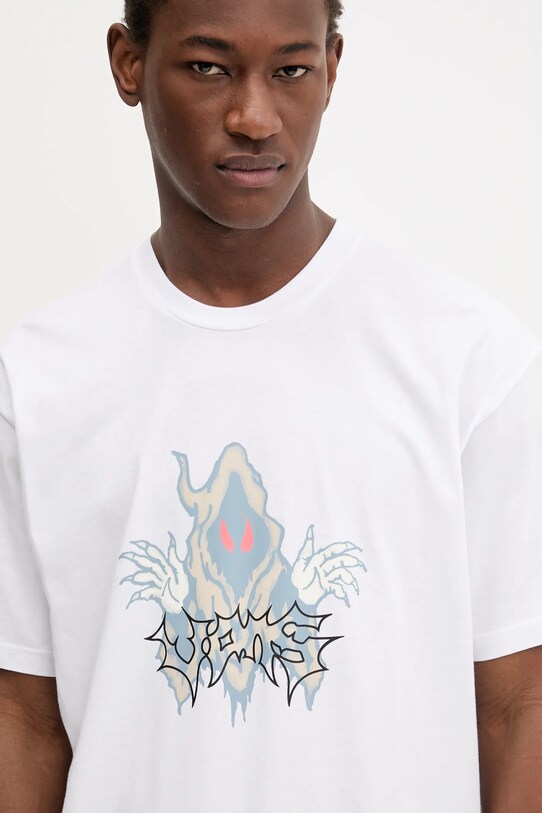 Vans t-shirt bawełniany biały VN000M6DWHT1