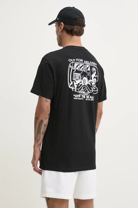 Odzież Vans t-shirt bawełniany VN000NHPBLK1 czarny