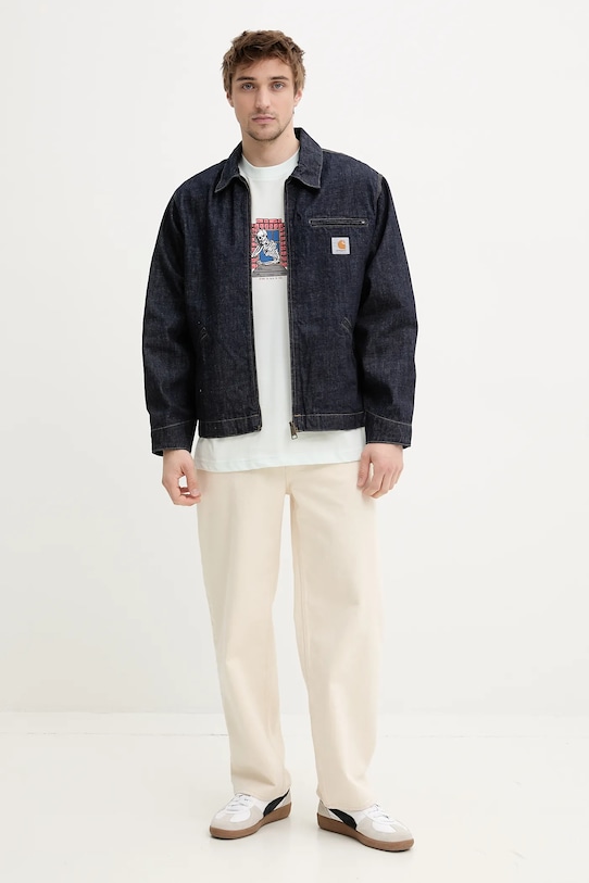 Vans t-shirt bawełniany VN000NHURNE1 zielony SS25