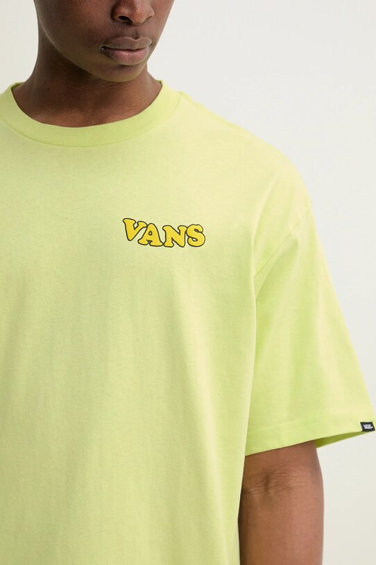 Vans tricou din bumbac VN000NWGCLH1 verde
