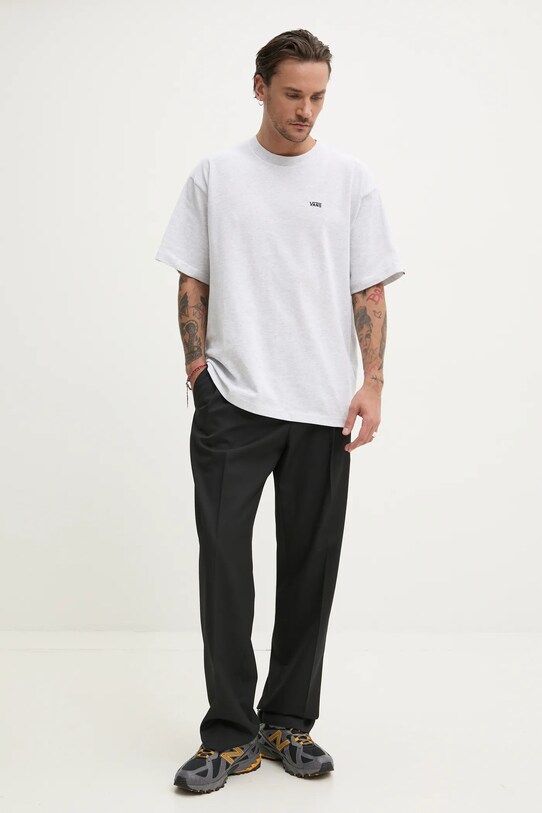 Vans t-shirt VN000P1P1QI1 szary SS25