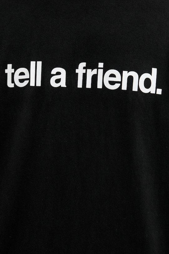 Vans tricou din bumbac VN000P4YBLK1 negru