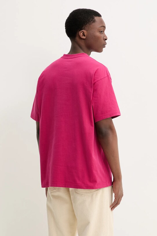Odzież Vans t-shirt bawełniany VN000P4YC9L1 różowy