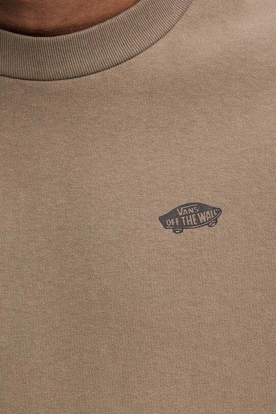 Vans tricou din bumbac VN000P509JC1 maro