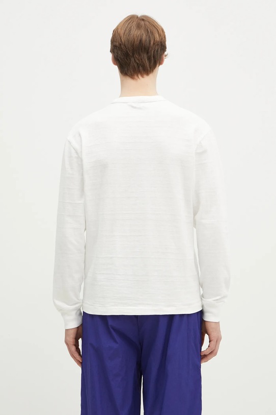 Ρούχα Βαμβακερή μπλούζα με μακριά μανίκια Human Made Graphic L/S T-Shirt HM29CS019 λευκό