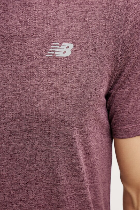 Тениска за бягане New Balance Athletics MT41253FDP виолетов