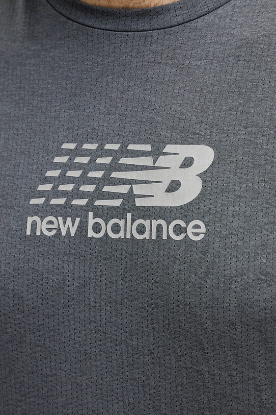 Тениска за бягане New Balance Athletics Graphic сив MT51204GT
