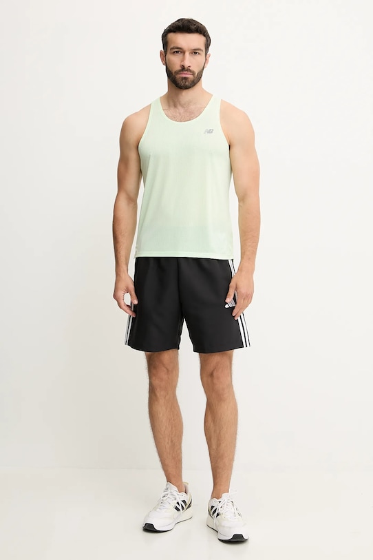 New Balance tricou de antrenament MT41250MEW verde SS25