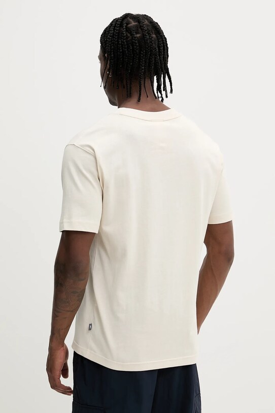 Îmbrăcăminte New Balance tricou din bumbac MT51974LIN bej