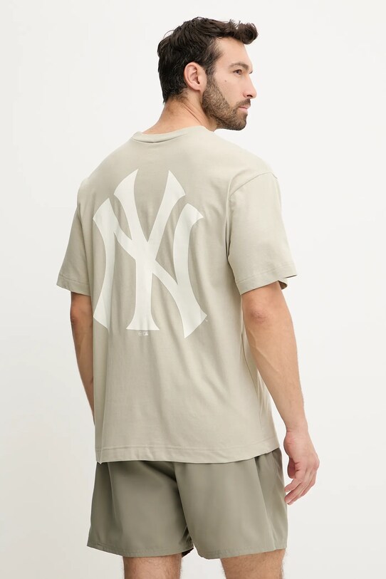 Îmbrăcăminte 47 brand tricou din bumbac MLB New York Yankees BB017TMOPWI656855F5 bej