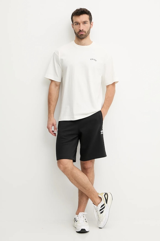 47 brand t-shirt bawełniany MLB New York Yankees BB017TMOPWI637164SS beżowy SS25