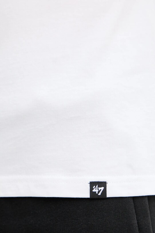 47 brand tricou din bumbac MLB New York Yankees BB017TEMECH657667WW alb