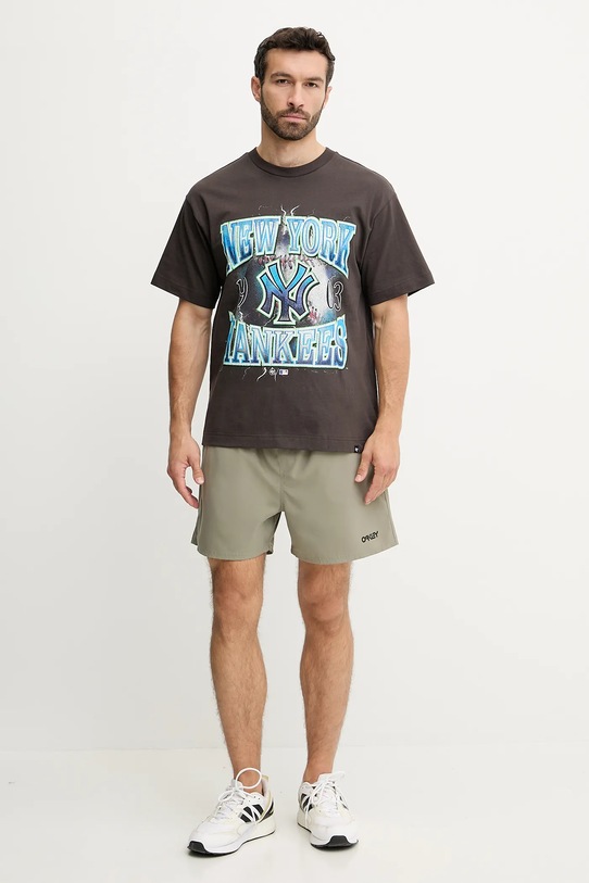 Бавовняна футболка 47 brand MLB New York Yankees BB017TMKBRU643626C9 сірий SS25