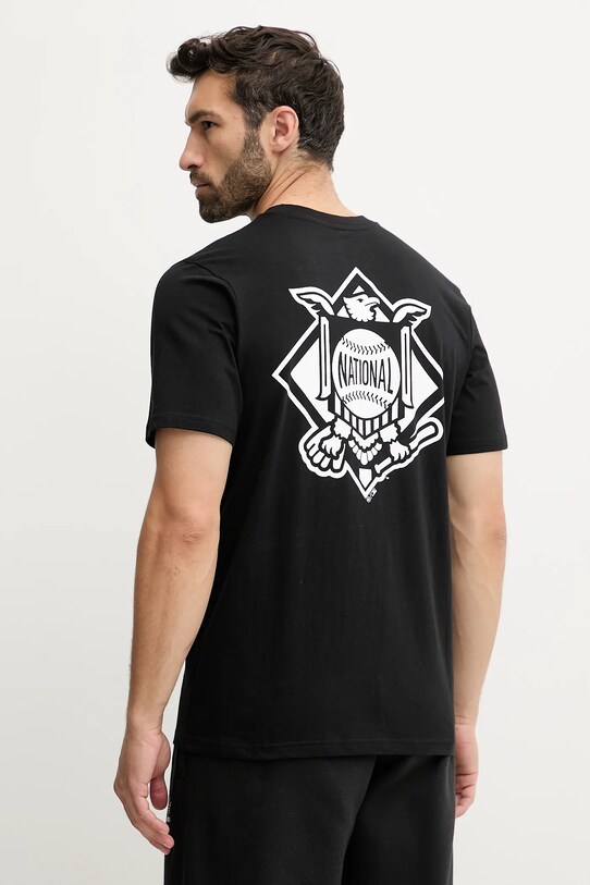 Odzież 47 brand t-shirt bawełniany MLB Los Angeles Dodgers BB012TMBECT657654JK czarny