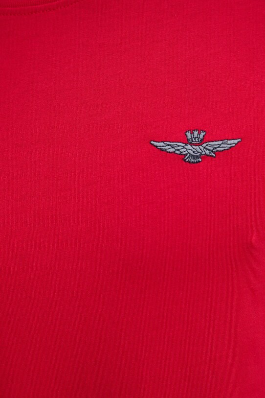 Хлопковая футболка Aeronautica Militare TS2376J592 красный