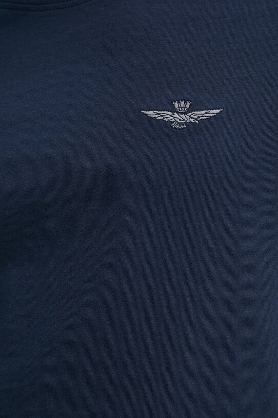 Bavlněné tričko Aeronautica Militare TS2376J592 námořnická modř