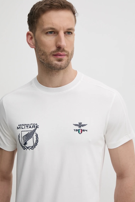 Aeronautica Militare t-shirt biały TS2380J674