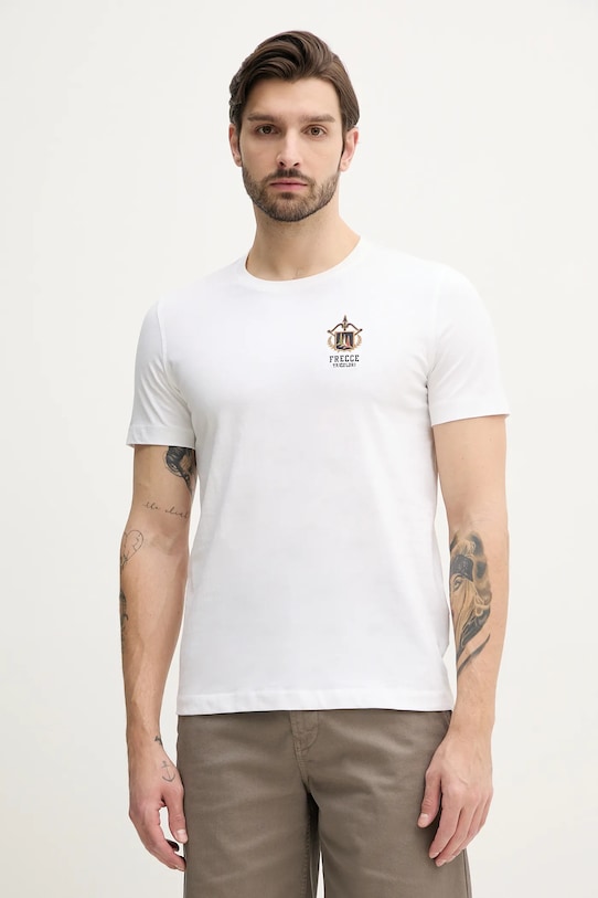 Памучна тениска Aeronautica Militare стандартна бял TS2391J592