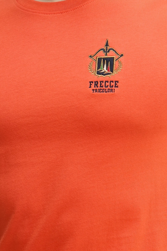 Бавовняна футболка Aeronautica Militare помаранчевий TS2391J592