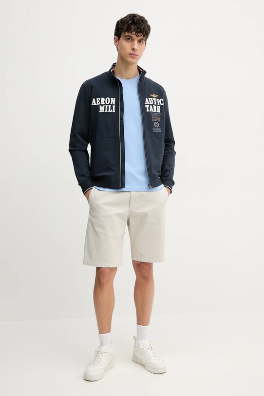 Aeronautica Militare tricou din bumbac TS2391J592 albastru SS25