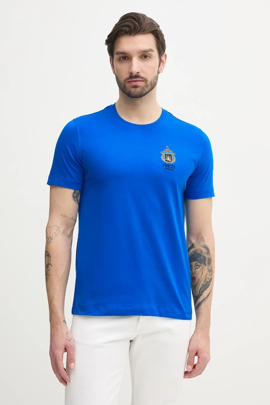 Aeronautica Militare tricou din bumbac print albastru TS2391J592