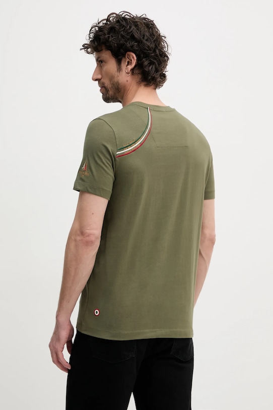 Дрехи Памучна тениска Aeronautica Militare TS2401J592 зелен