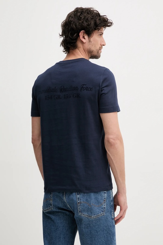 Oblečenie Bavlnené tričko Aeronautica Militare TS2408J592 tmavomodrá