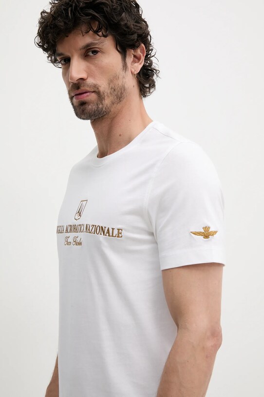Памучна тениска Aeronautica Militare бежов TS2410J592