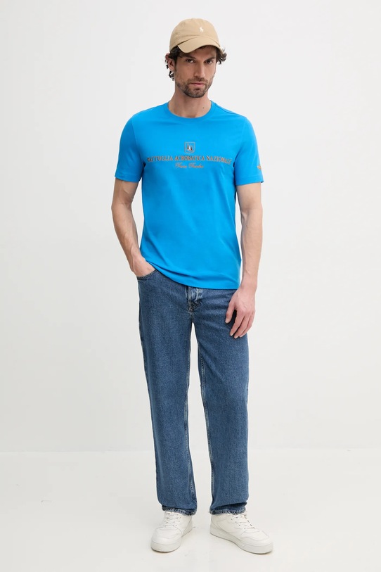 Bavlnené tričko Aeronautica Militare TS2410J592 modrá SS25