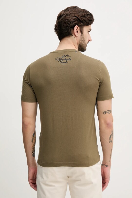 Îmbrăcăminte Aeronautica Militare tricou din bumbac TS2414J641 verde