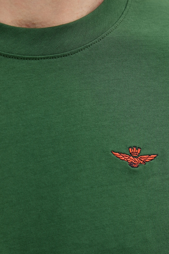 Aeronautica Militare tricou din bumbac TS2429J634 verde