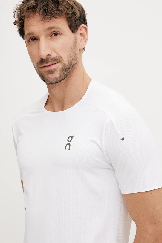 Μπλουζάκι για τρέξιμο On Performance λευκό 1ME10232993