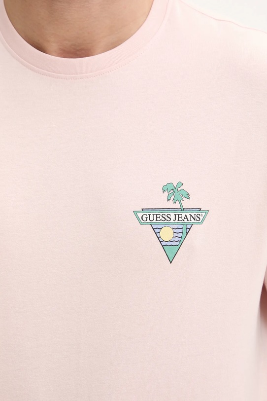 Guess Jeans t-shirt in cotone rosa M5GI55.K8FQ4