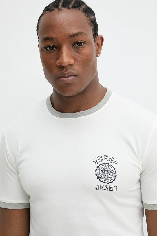 Guess Jeans t-shirt in cotone beige M5GI57.KCTX1