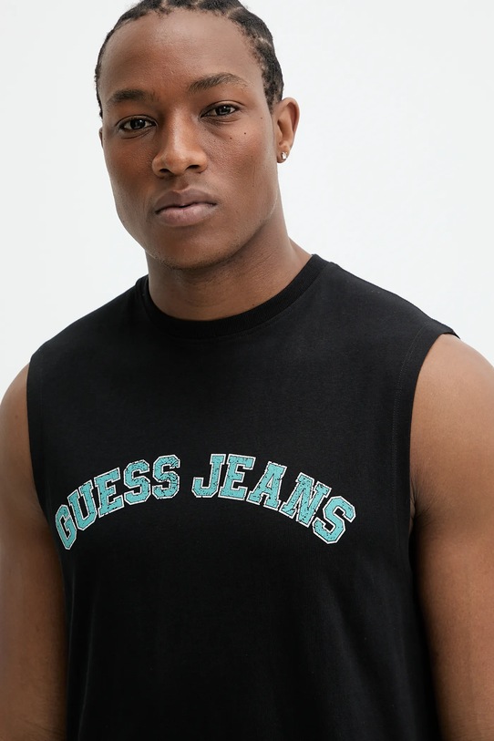 Guess Jeans t-shirt in cotone nero M5GP31.K8HM0