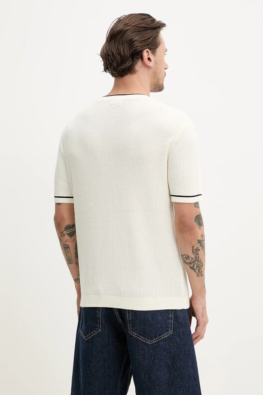 Odzież Guess Jeans t-shirt bawełniany M5GR17.Z3HM1 beżowy