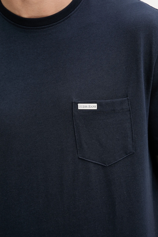 Guess Jeans t-shirt bawełniany M5RI74.K8FQ4 granatowy